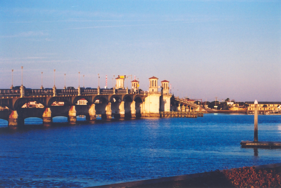 Bridge of Lions at golden hour — St. Augustine boat tour destination